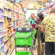 Long Islanders continue to worry about the economy, including high grocery costs.