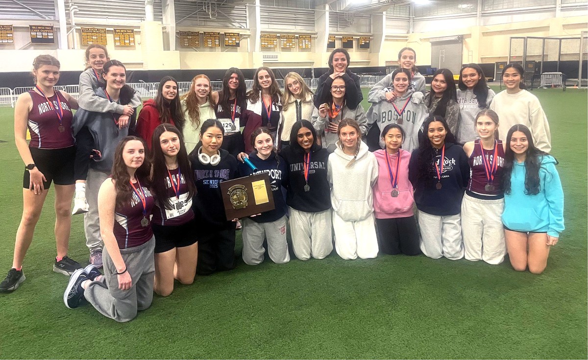 The North Shore girls' track & field team won the Nassau County Class C Championships this season