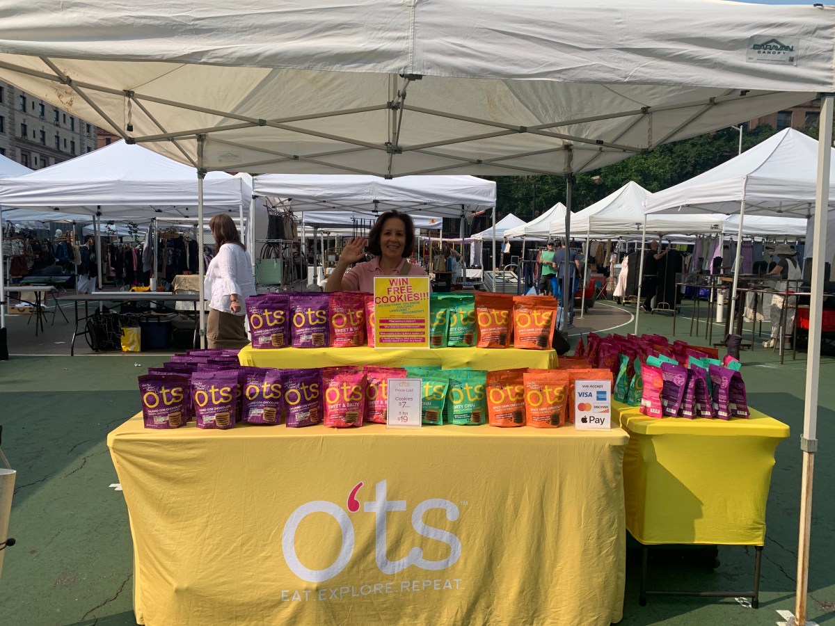 O'ts cookies are sold at select farmer's markets on Long Island in the summer