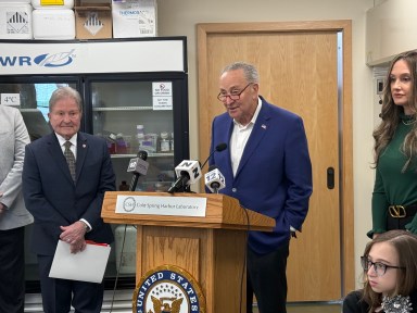 If DOGE's NIH cuts go through, Long Island research facilities — an economic engine — could take an immediate $50 million hit, Senator Chuck Schumer said.