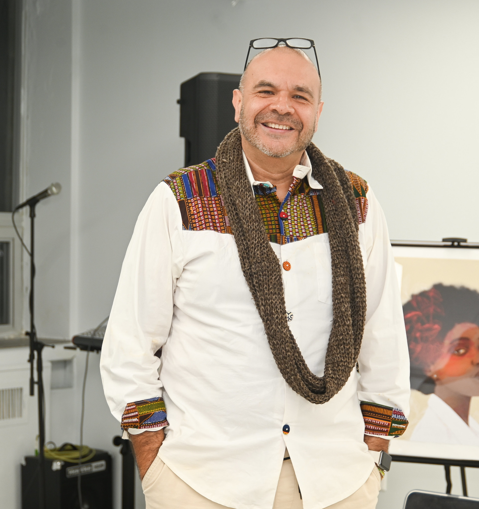 Filmmaker Renzo Devia screened his film 'Afro-Latinos: The Untaught History.'