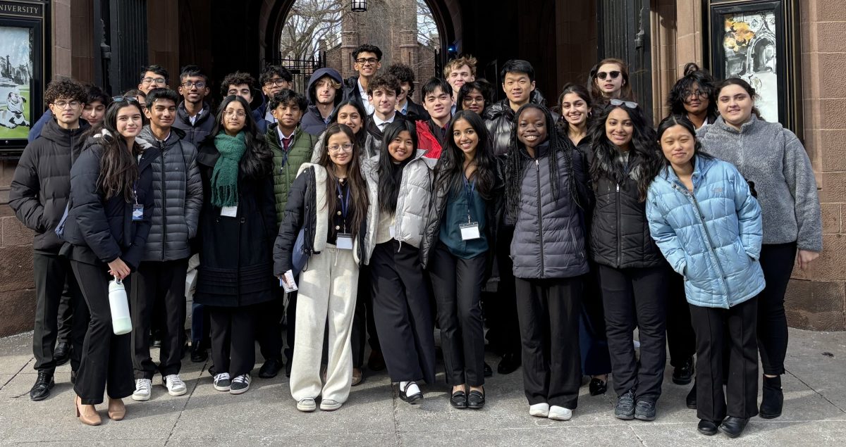 New Hyde Park Memorial’s Model United Nations team.