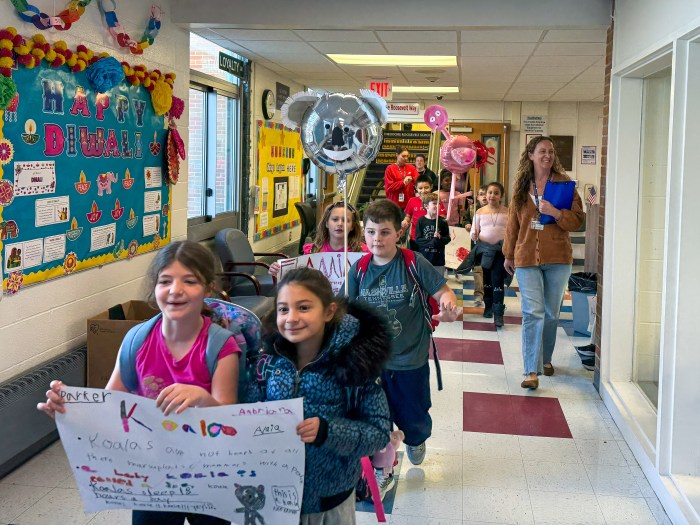 Oyster Bay elementary students complete "project-based learning" in school curriculum