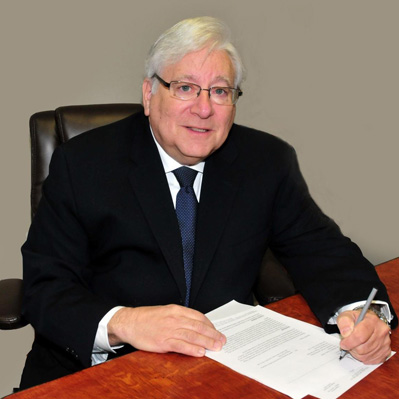 Picture of Mayor Koblenz at his desk courtesy the Village of East Hills government website