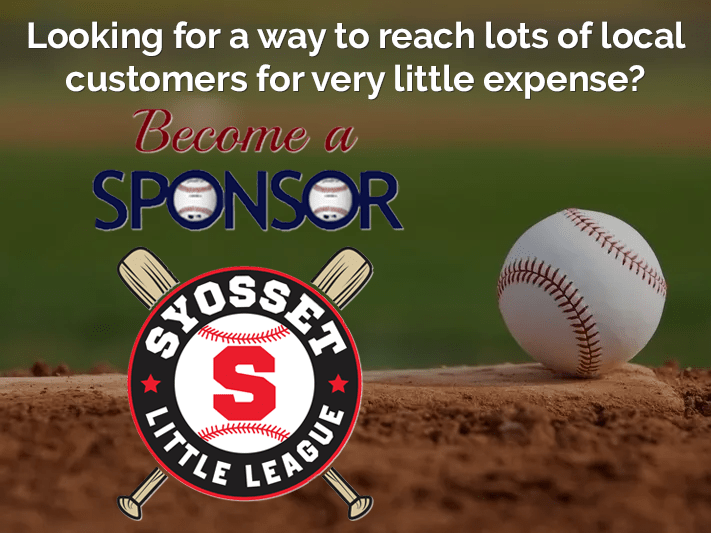 Syosset Little League Sponsorship Opportunity Credit: Syosset Woodbury Chamber or Commerce