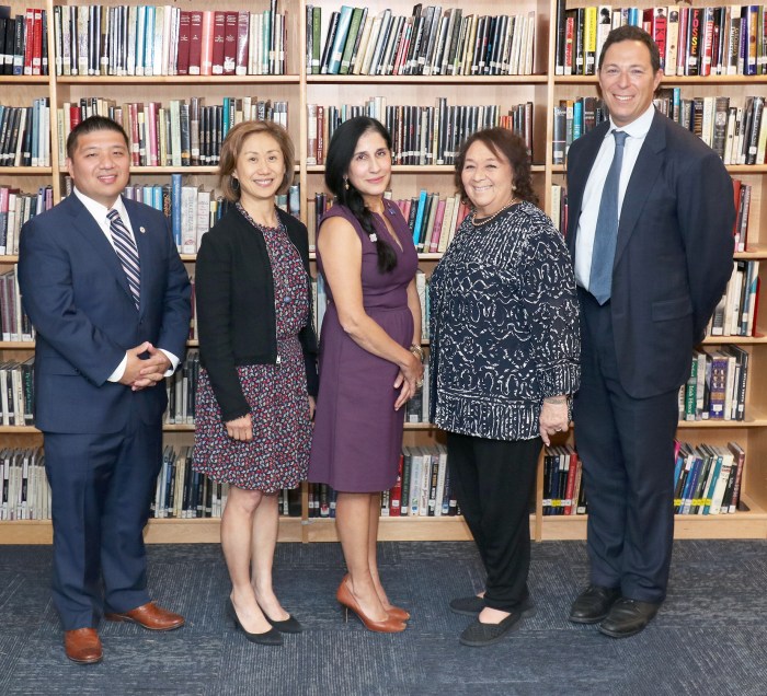 The Great Neck Board of Education were presented various categories of expenses in the district's drafted 2025-2026 budget at a meeting Wednesday, March 12