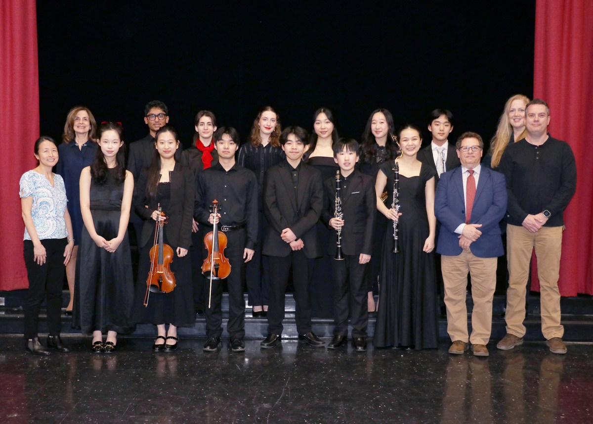 Four student ensembles from the Great Neck Public Schools performed at the Regional Chamber Music Competition