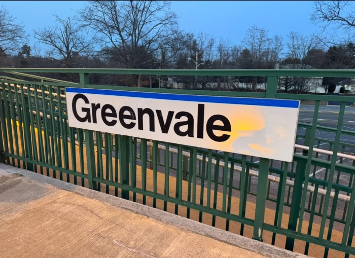 The Greenvale station on the Long Island Rail Road's Oyster Bay branch