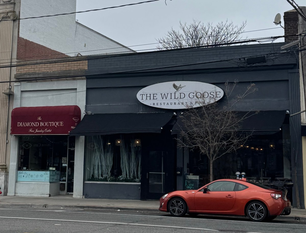 A portion of the buildings on 67-77 Main St. in Port Washington that might be rebuilt to host a four-story mixed use development.