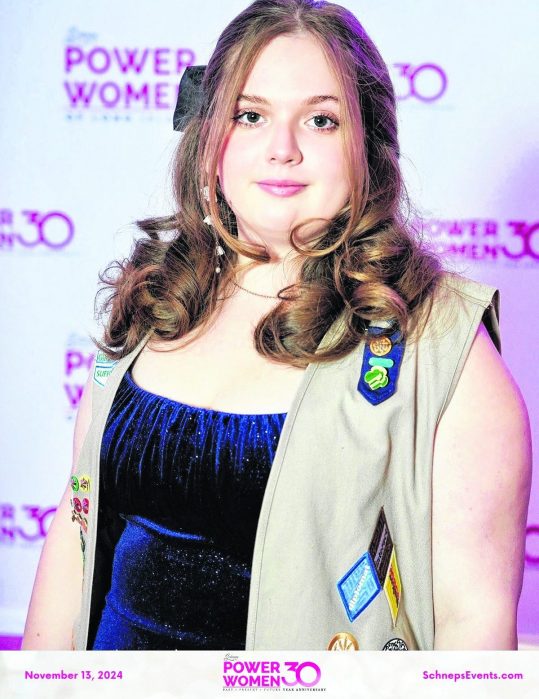 Caroline Severino has been a Girl Scout for 13 years and is finalizing her Gold Award project.