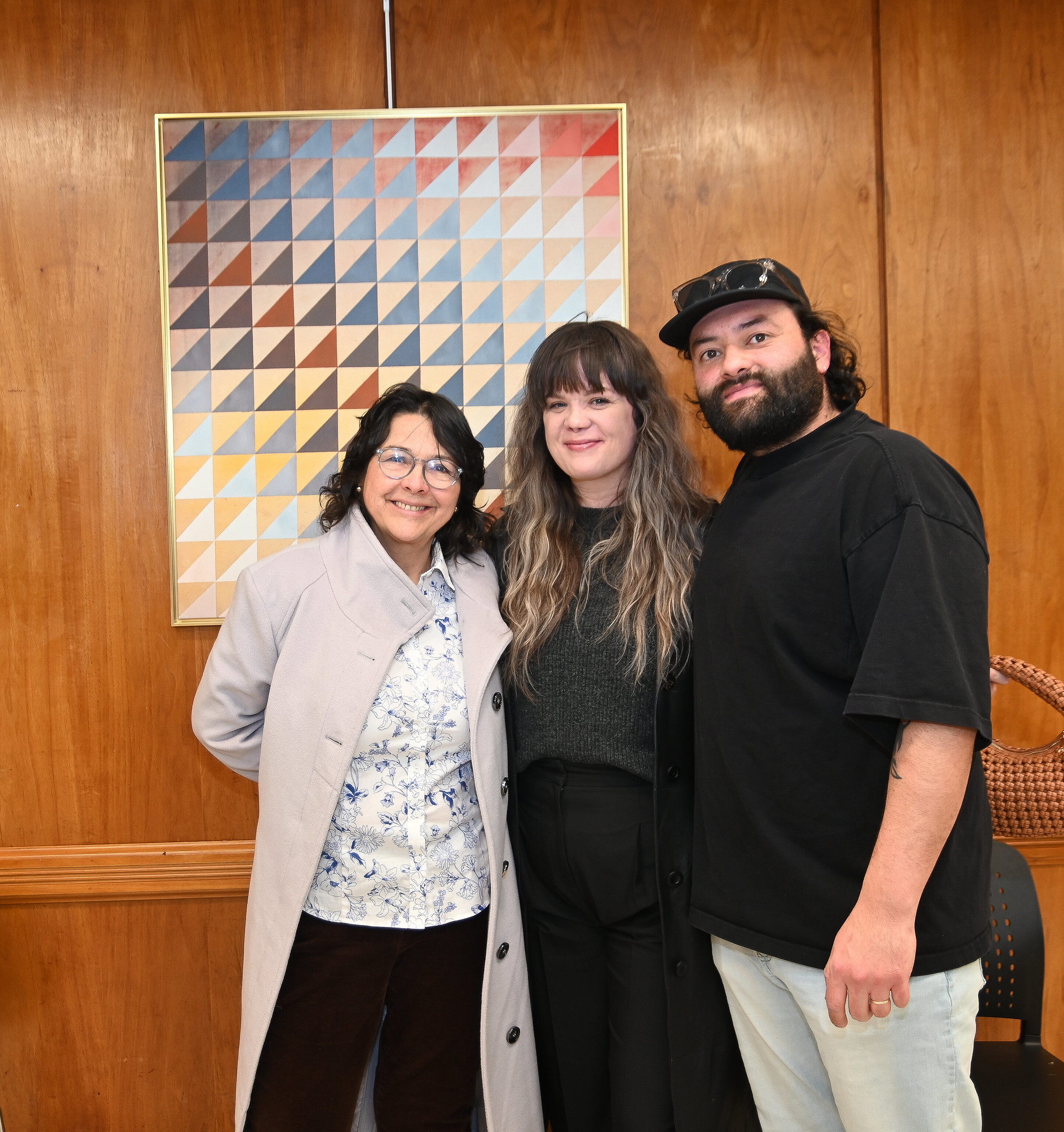 Uniondale Public Library hosted Marcia Odle-McNair's art exhibition, "Reflections on Abstraction."