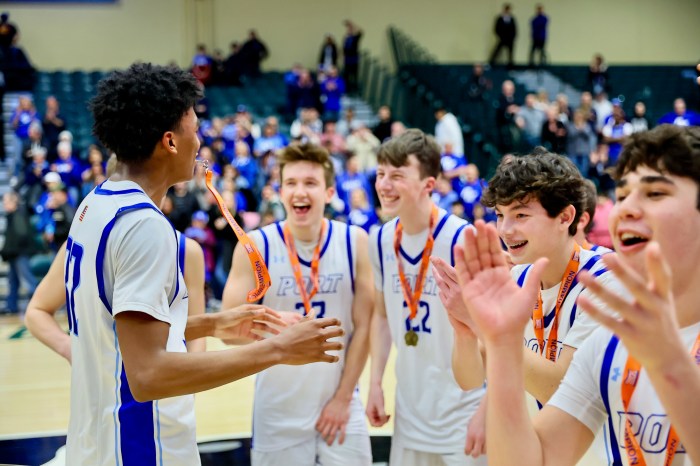 Port Basketball Vs East Meadow County Championship