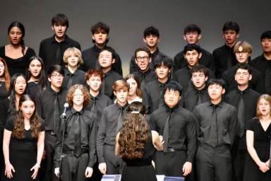 Port Washington High School students perform at the district's chorus festival Port Sings!